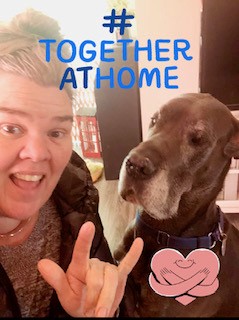 Ms. Johnson and Dog 
